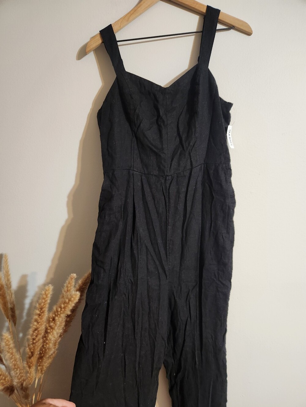 H&M Black Cotton Jumpsuit